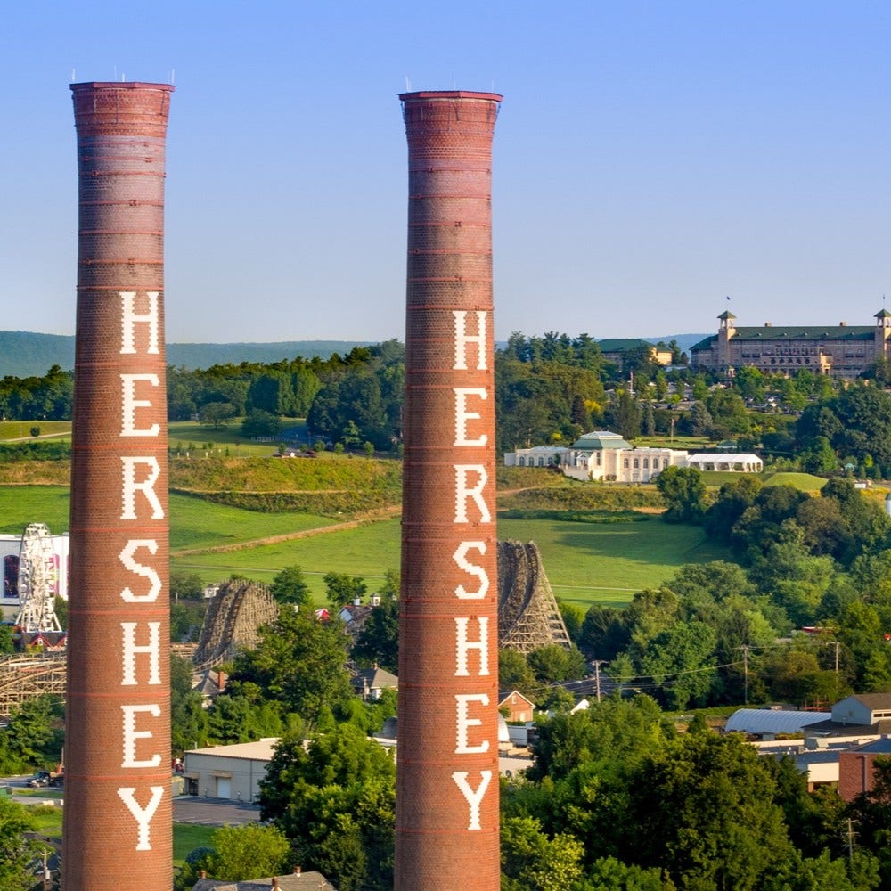 Hershey smokestacks