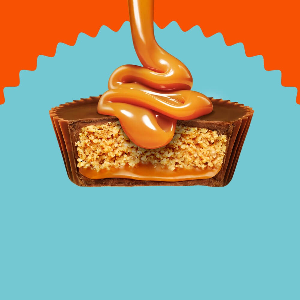 reeses caramel cup milk chocolate peanut butter cup