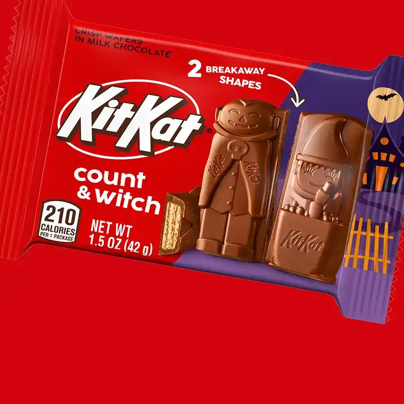 kit kat count and witch milk chocolate king size candy bar