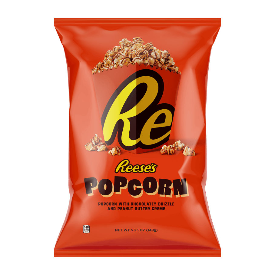 REESE'S Popcorn, 5.25 oz bag - Front of Package