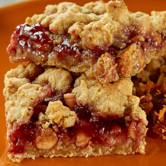 Gooey PB&J Bars HERSHEY'S Kitchens