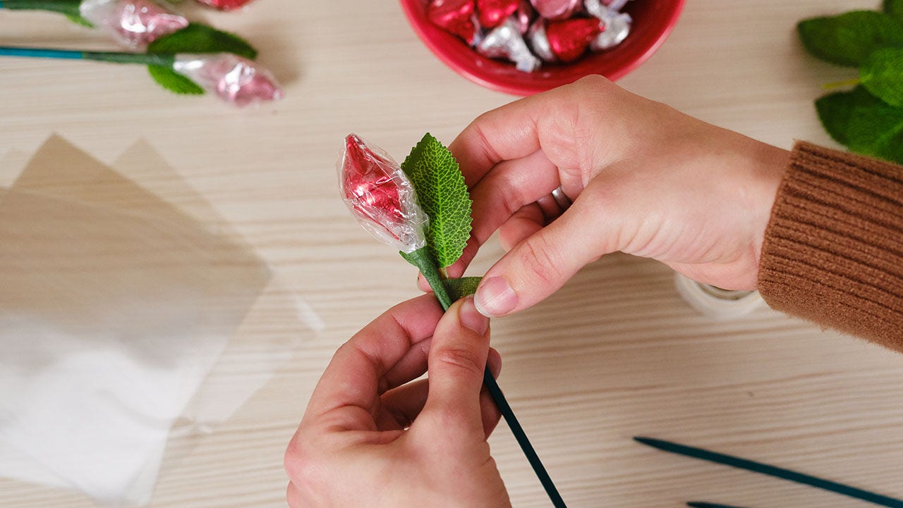 artificial leaves added