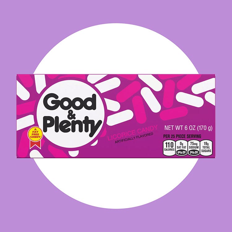 GOOD & PLENTY Licorice Candy Hersheyland